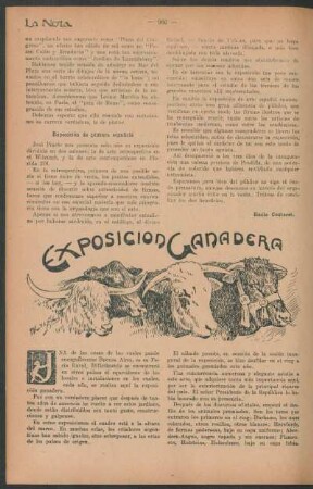 Exposición ganadera