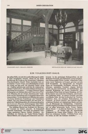Ein Volkskunst-Haus