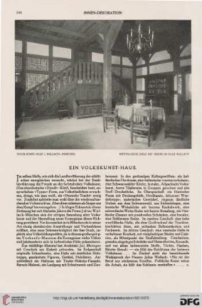 Ein Volkskunst-Haus