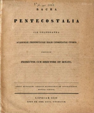 Disputatio de inscriptione punica libyca