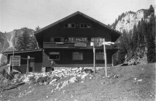 Obere Firstalm : Blick auf die Almhütte Obere Firsalm nahe dem Spitzingsee