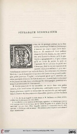 3. Pér. 7.1892: Pétrarque dessinateur