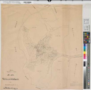 Bottenberg (Freudenberg), Teilung von Bottenberg, Übersichtskarte