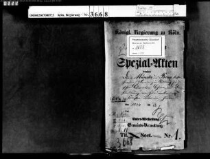 Der "Verein zur Bildung jüdischer Elementarlehrer und Beförderung von Handwerkern und Künsten unter den Juden" in Münster und Bonn