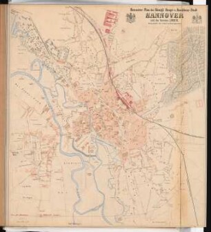 Hauptbahnhof Hannover Schinkelwettbewerb 1869: Karte