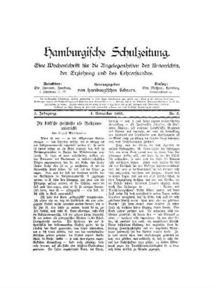 Die biblische Geschichte als Religionsunterricht