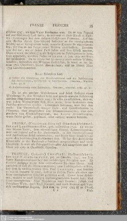 Franke, Christian Adolph