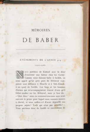 Chapitre XIV. Événements de l'année 913 (1507-1508)
