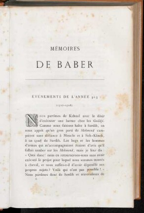 Chapitre XIV. Événements de l'année 913 (1507-1508)
