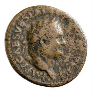Münze, As, 80 - 81 n. Chr.