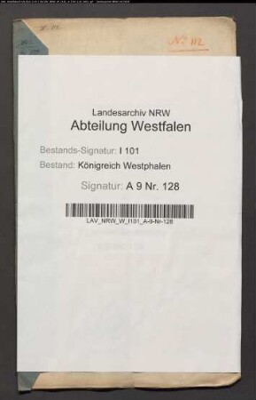 Verpachtung der domkapitularischen Koppeljagd bei Salzkotten