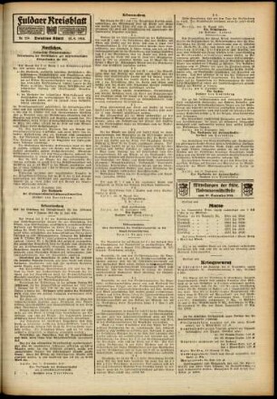 Zweite Ausgabe vom Samstag, den 21. September 1918.