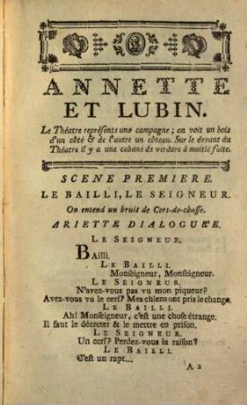 Annette et Lubin : Comédie En Un Acte, En Vers, Mêlée d'Ariettes & de Vaudevilles