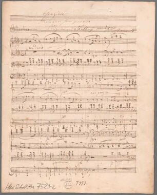 "Graziosa. Romance sans Paroles - Arr; pf 4hands". - BSB Mus.Schott.Ha 7529-2