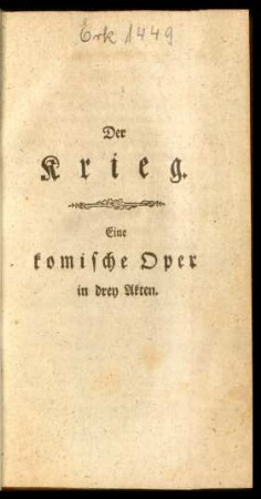Der Krieg