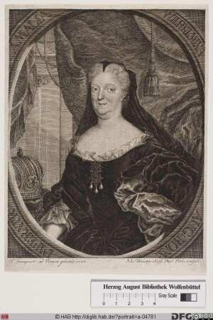 Bildnis Wilhelmine Amalie, römisch-deutsche Kaiserin, geb. Prinzessin von Braunschweig-Hannover