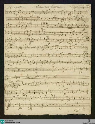 ?Serenatas?. Excerpts - Don Mus.Ms. 2490 : E|b