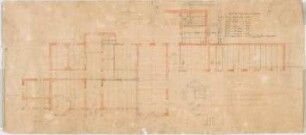 Seidl, Gabriel von; Altmannstein - Sandersdorf; Schlossgaststätte Schlosshaus - Grundriss EG