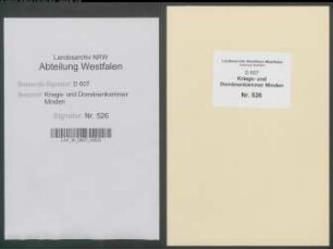 Amt Hausberge - Vogtei Gohfeld - Bauerschaft Grimminghausen: Protokoll des Katasterverhörs