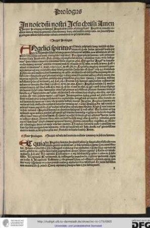 Incipit prologus in summam angelicam de casibus conscientie per fratrem Angelum de Clavasio ordinis Minorum vicarium generalem cismontanorum fratrum observantie compilata..