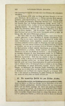 42. Die auswärtige Politik bis zum Tilsiter Frieden