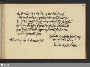 Bl. 63. Schnorr, Anna