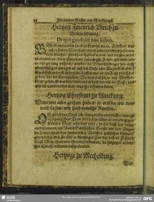 Hertzoge zu Mechelburg