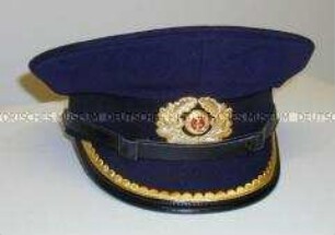 Schirmmütze zur Dienstuniform für Stabsoberfähnrich der Marineflieger