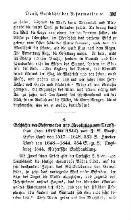 393-406 "Geschichte der Reformation und Revolution von Teutschland (von 1517-1844)" von J. A. Boost