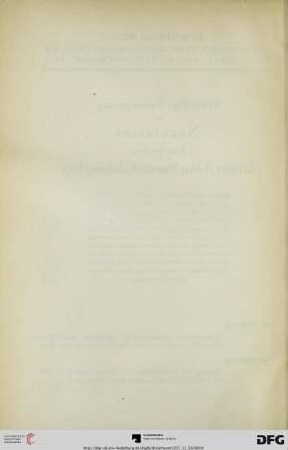 Erster Tag: Dienstag, den 30. November 1937, Beginn 3 Uhr (Nr. 1-320)