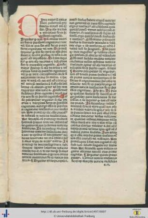 Questio circa materiam totius libri posteriorum aristotelis