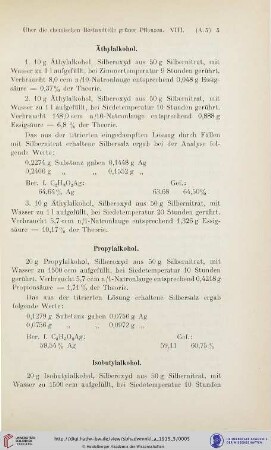 Äthylalkohol / Propylalkohol