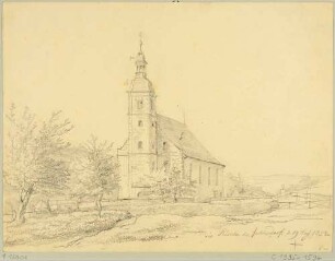 Die Kirche in Jonsdorf im Zittauer Gebirge