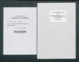 Großrichter und reformierte Gemeinde zu Soest ./. Kollegiatstift St. Patrokli: Vergabe von Vikarien aus der Vikarien-Kommunität "novem rectorum" und von weiteren Stiftsvikarien, Bd. 7: wegen der Vikarie Trium Regum sive animarium tertia