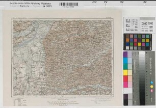 Deutsches Reich Karte des Deutschen Reiches Nr. 625 Erding 1909 1 : 100 000 28 x 37 Topographisches Bureau des Bayerischen Generalstabs Benkhausen