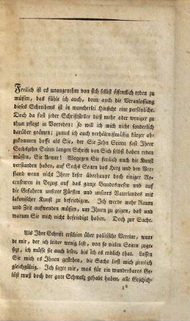 F. Schleiermacher an den Herrn Geheimenrath Schmalz : auch eine Recension