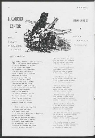 El gaucho cantor [Continuación]