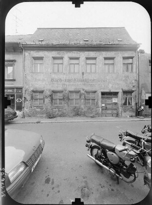 Wurzen, Domgasse 9. Wohnhaus. Straßenfront