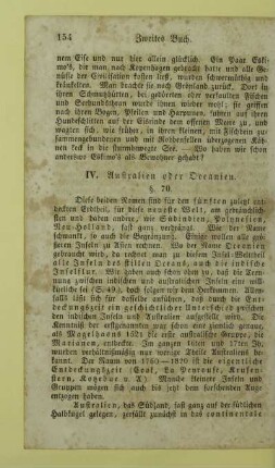 IV. Australien oder Oceanien