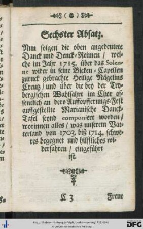 Sechster Absatz.