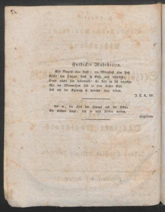 Entdeckte Wahrheiten