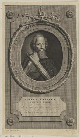 Bildnis des Robert d'Evreux