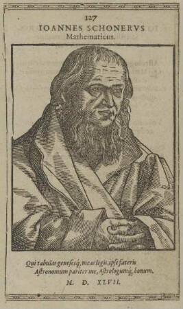Bildnis des Ioannes Schonerus