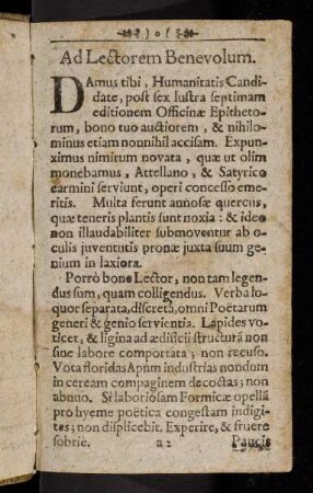 a1r-a6v, Ad Lectorem Benevolum.