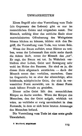 Unwahrheiten