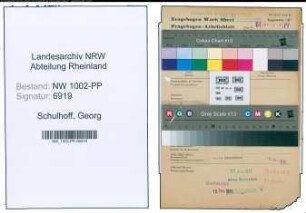 Entnazifizierung Georg Schulhoff , geb. 01.12.1898 (Ingenieur)
