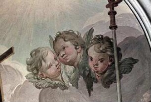 Dem heiligen Evermond von Ratzeburg erscheint der heilige Norbert