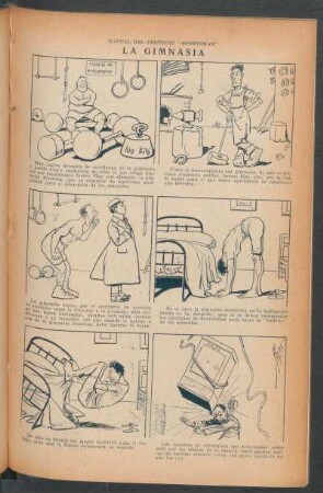 La gimnasia - [Cómic] : Manual del perfecto "sportsman"