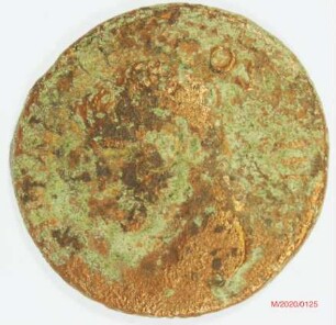 Römische Münze, Nominal As, Prägeherr Caligula für Argrippa, Prägeort Rom, Original