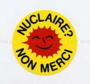 Aufkleber gegen Atomenergie (französisch)